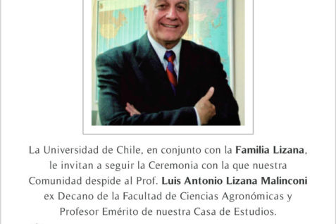 Ceremonia despedida Prof. Luis Antonio Lizana Malinconi